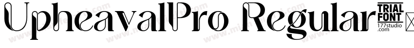 UpheavalPro Regular字体转换